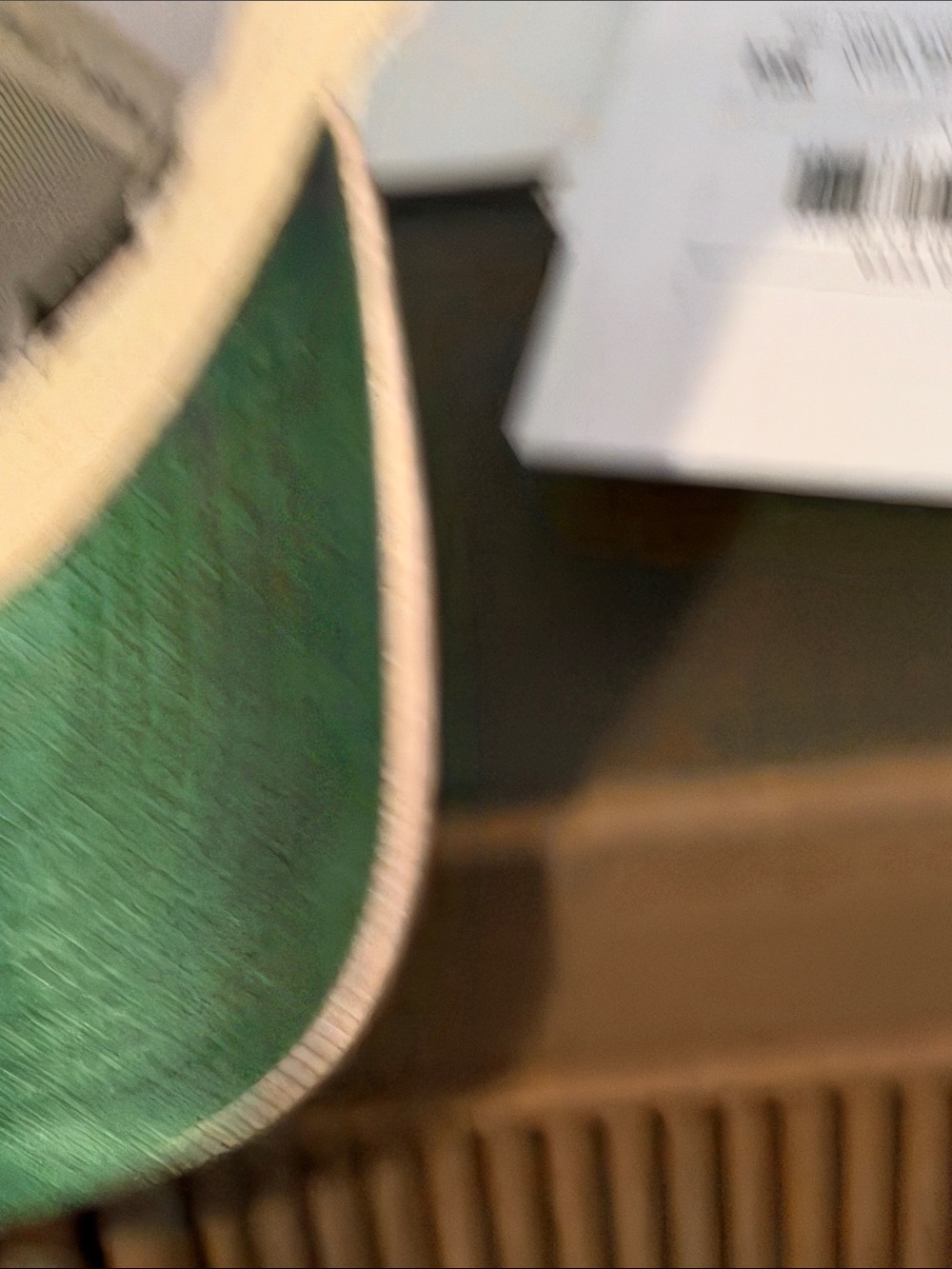 Goorin Bros Pale Pink Trucker Hat with Teal Hermit Crab Patch - Picture 5 of 5